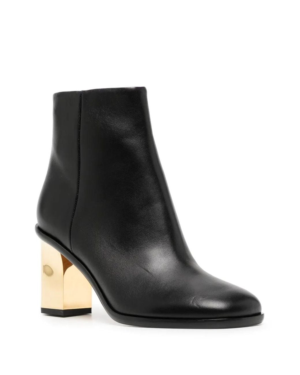 Chloé Black Sleek Leather Boots For