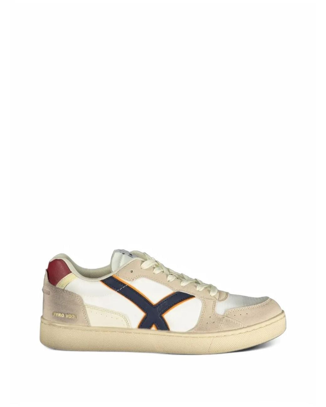Gas Natural Logo-Patch Panelled Sneakers for men