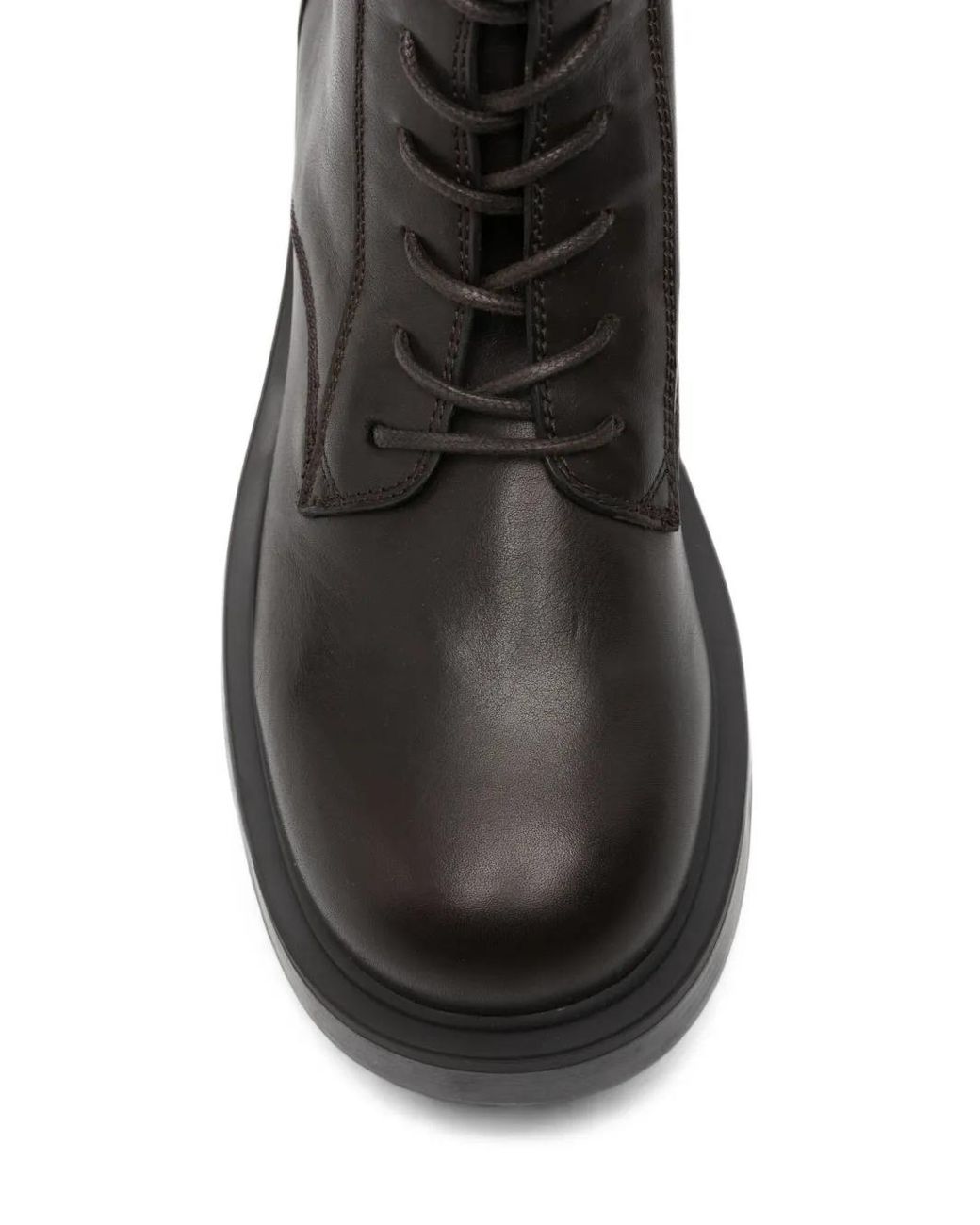 Vic Matié Black Xavier Lace-Up Platform Ankle Boots