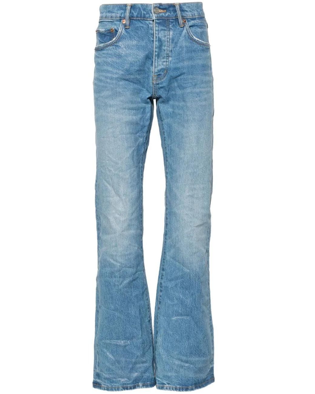 Purple Brand Blue P004 Bootcut Jeans for men