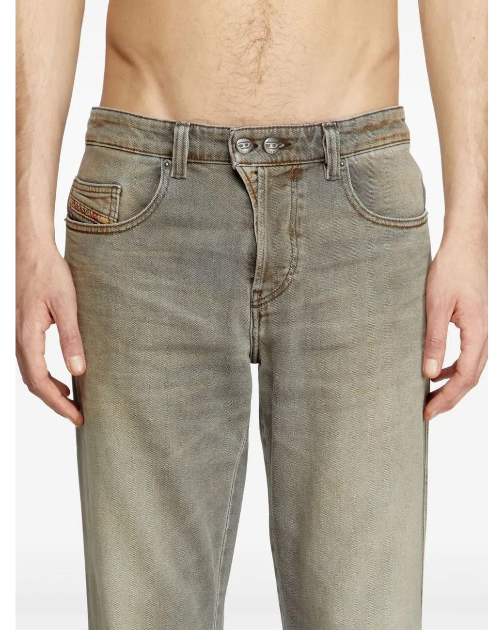 DIESEL Gray 1998 D-Buck Jeans for men