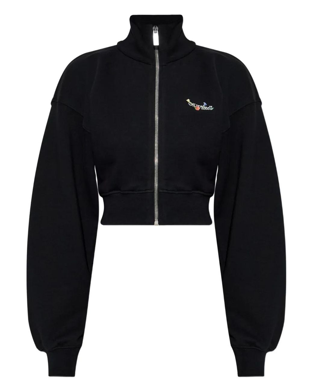 Off-White c/o Virgil Abloh Black Floral Sweater
