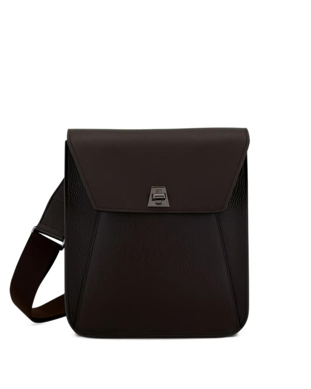 Akris Black Mini Anouk Leather Crossbody Bag