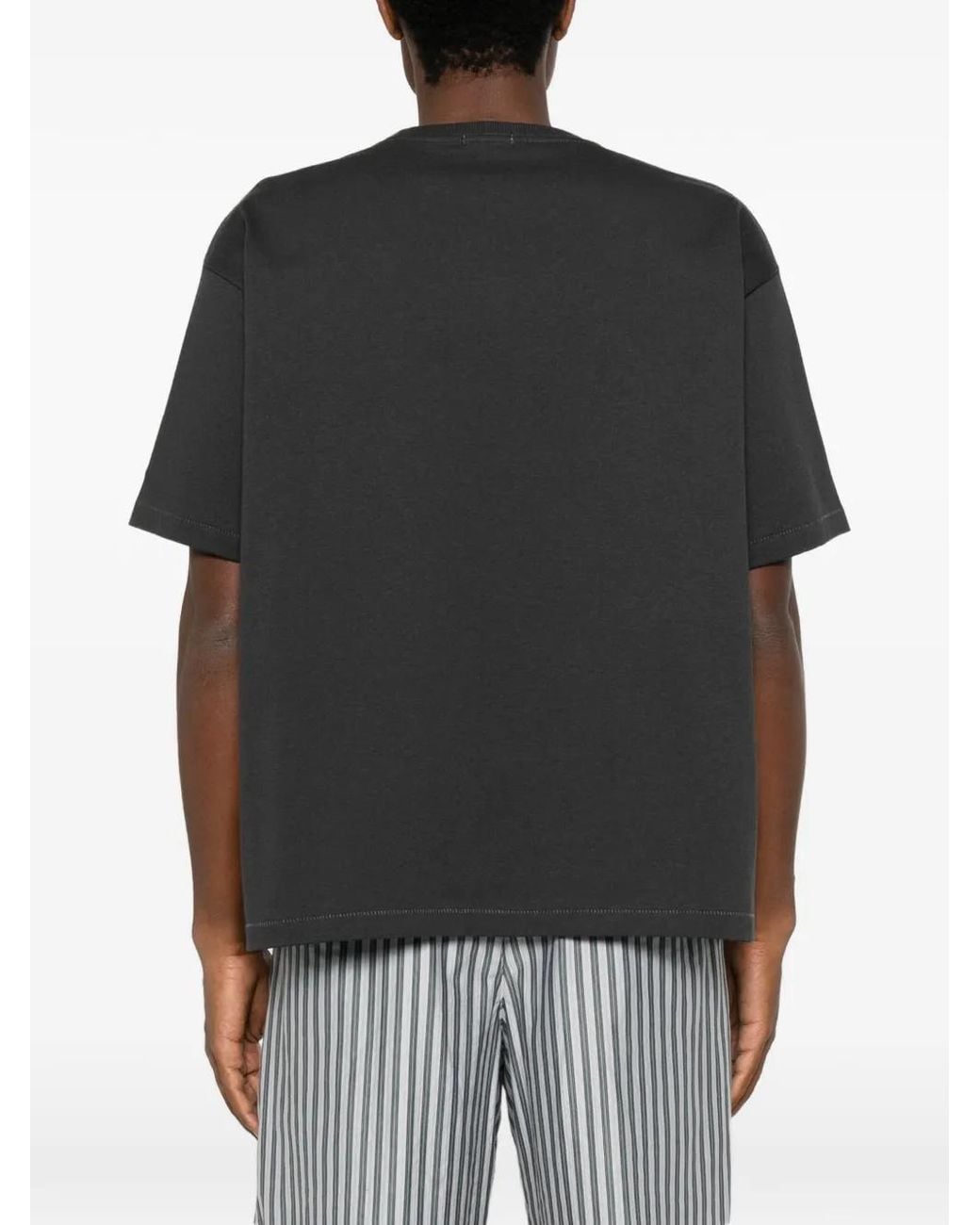 Bode Black Stud-Embellished T-Shirt for men