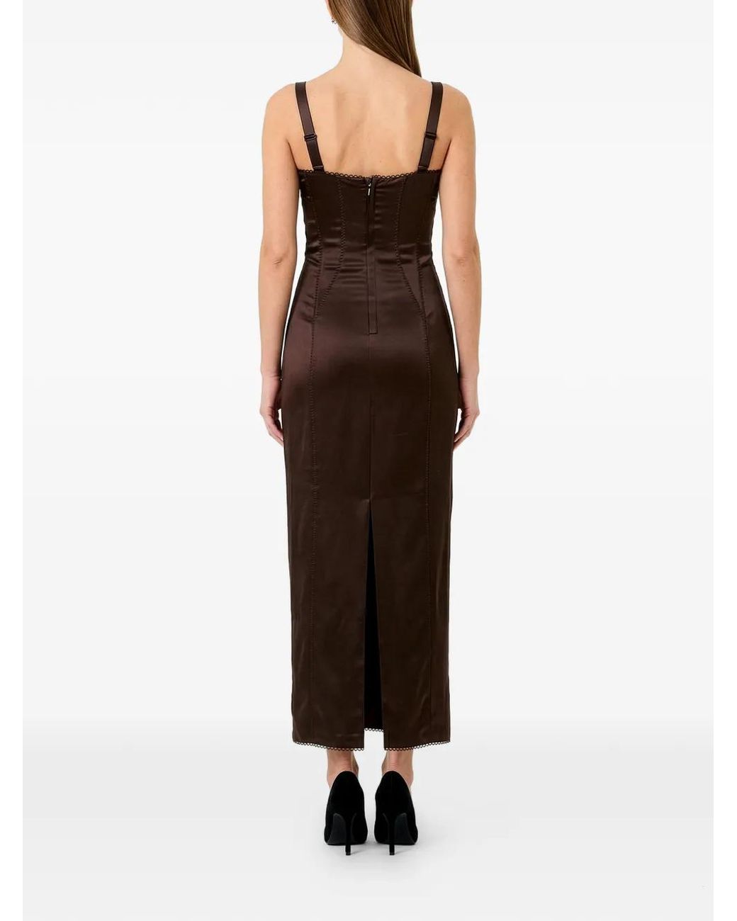 Nicholas Brown Dominique Lace-Detail Maxi Dress