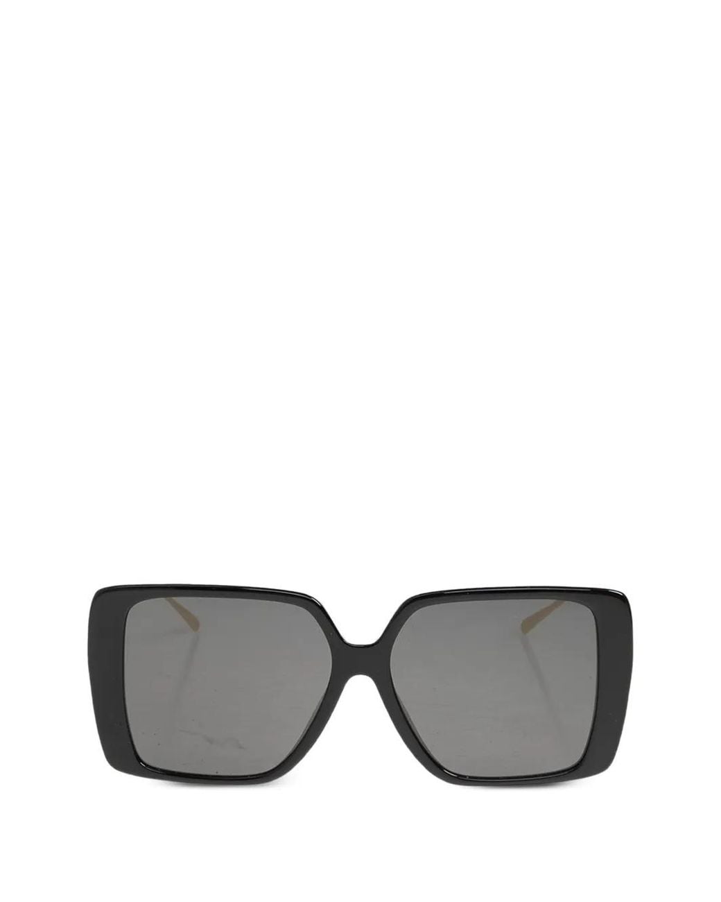 Tory Burch Gray Square-Frame Sunglasses
