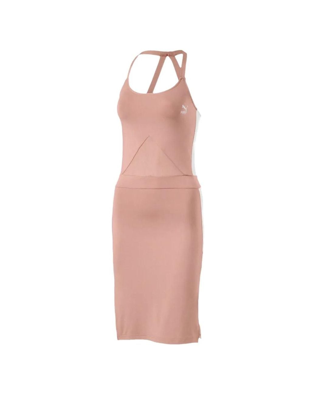 PUMA Pink Archive T7 Midi Dress