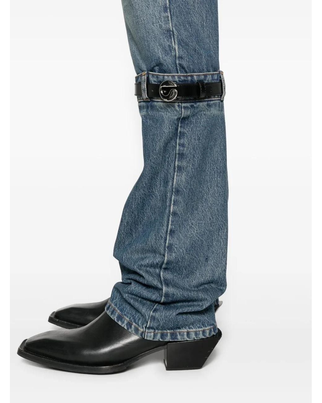 Coperni Blue Hybrid Denim Pants for men