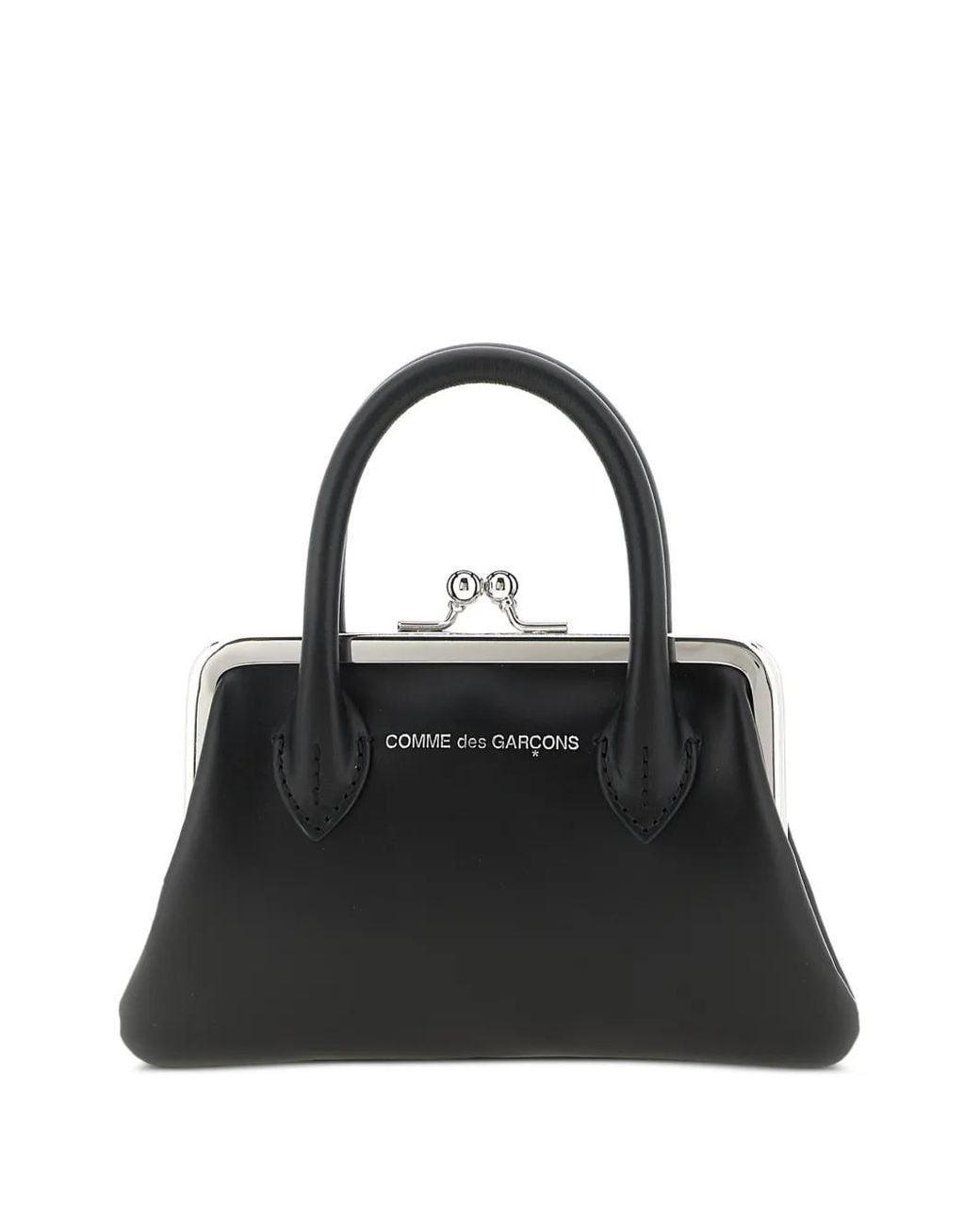 Comme des Garçons Black Clasp-Fastening Leather Wallet