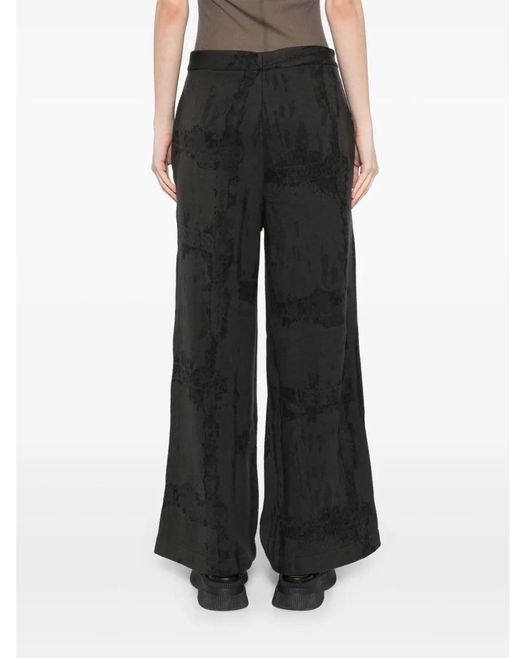 Transit Black Wide-Leg Palazzo Pant