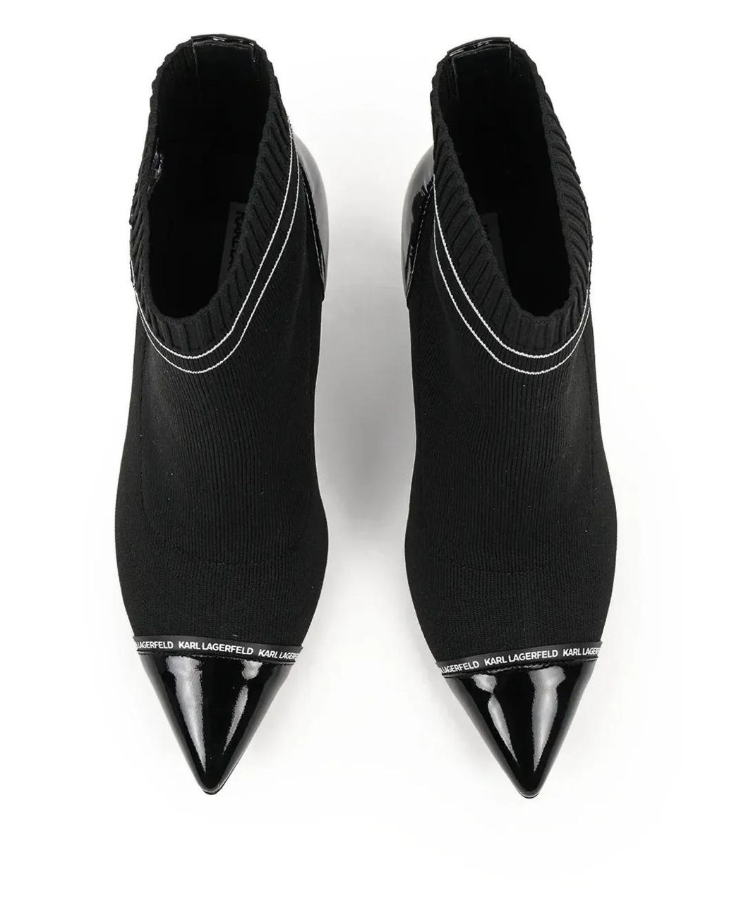 Karl Lagerfeld Black 95Mm Pandara Signia Boots