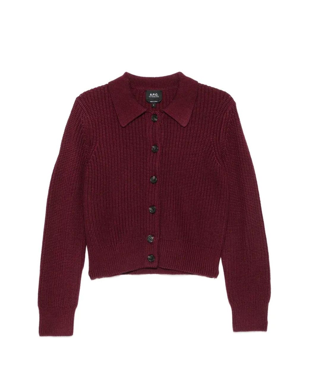 Cárdigan De Canalé A.P.C. de color Red