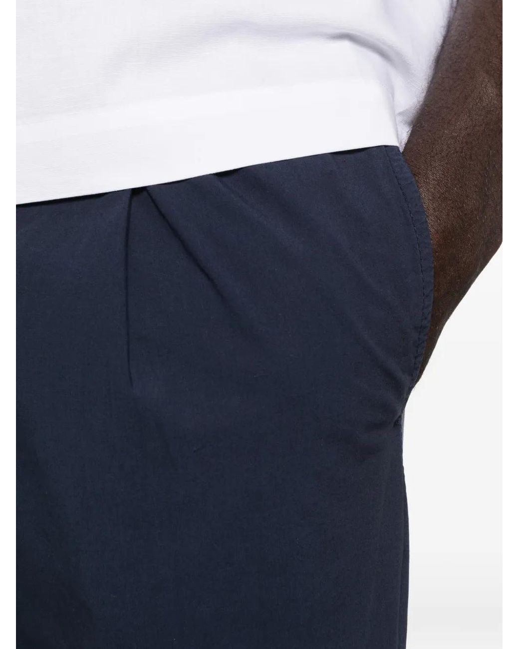 In The Box Blue Belt-Loops Trousers for men
