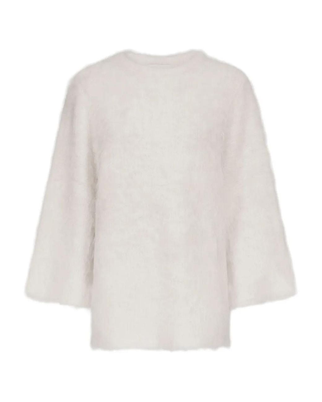 Loulou de Saison White Bell-Sleeve Sweater