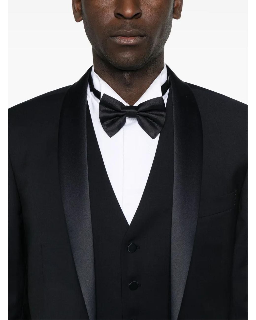 Tagliatore Black Shawl-Collar Dinner Suit for men