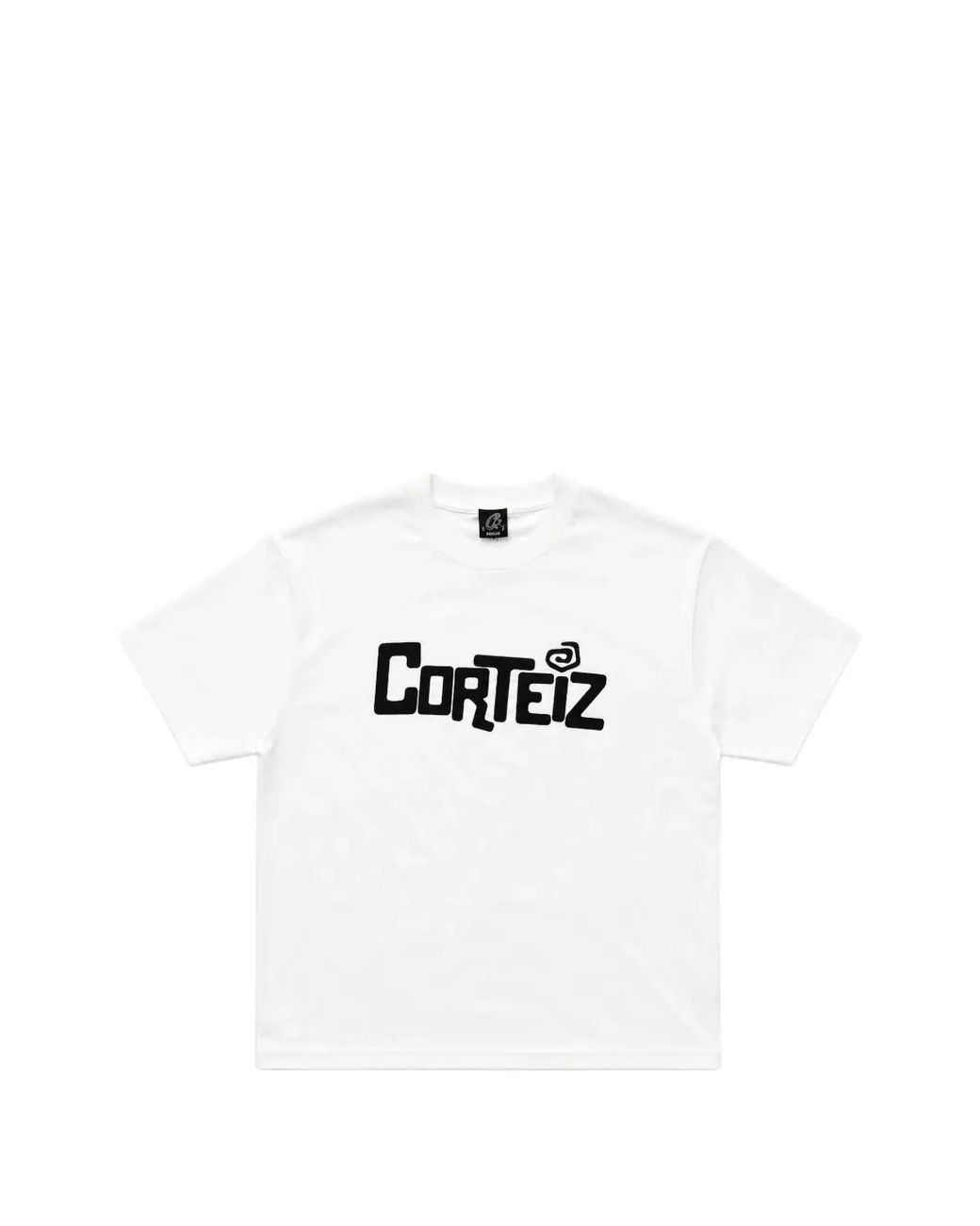 corteiz White Squiggly I T-Shirt for men