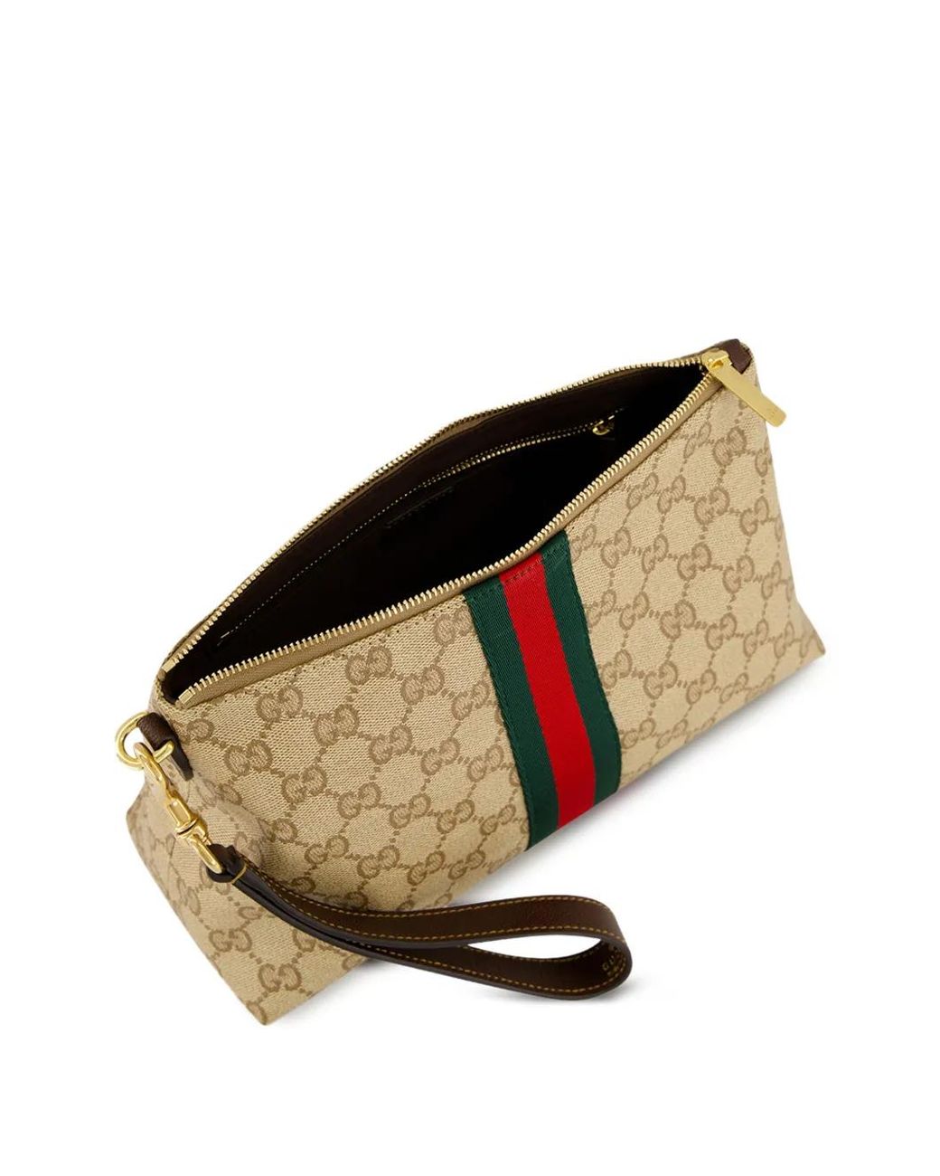 Gucci Natural Small Gg Pouch With Web for men