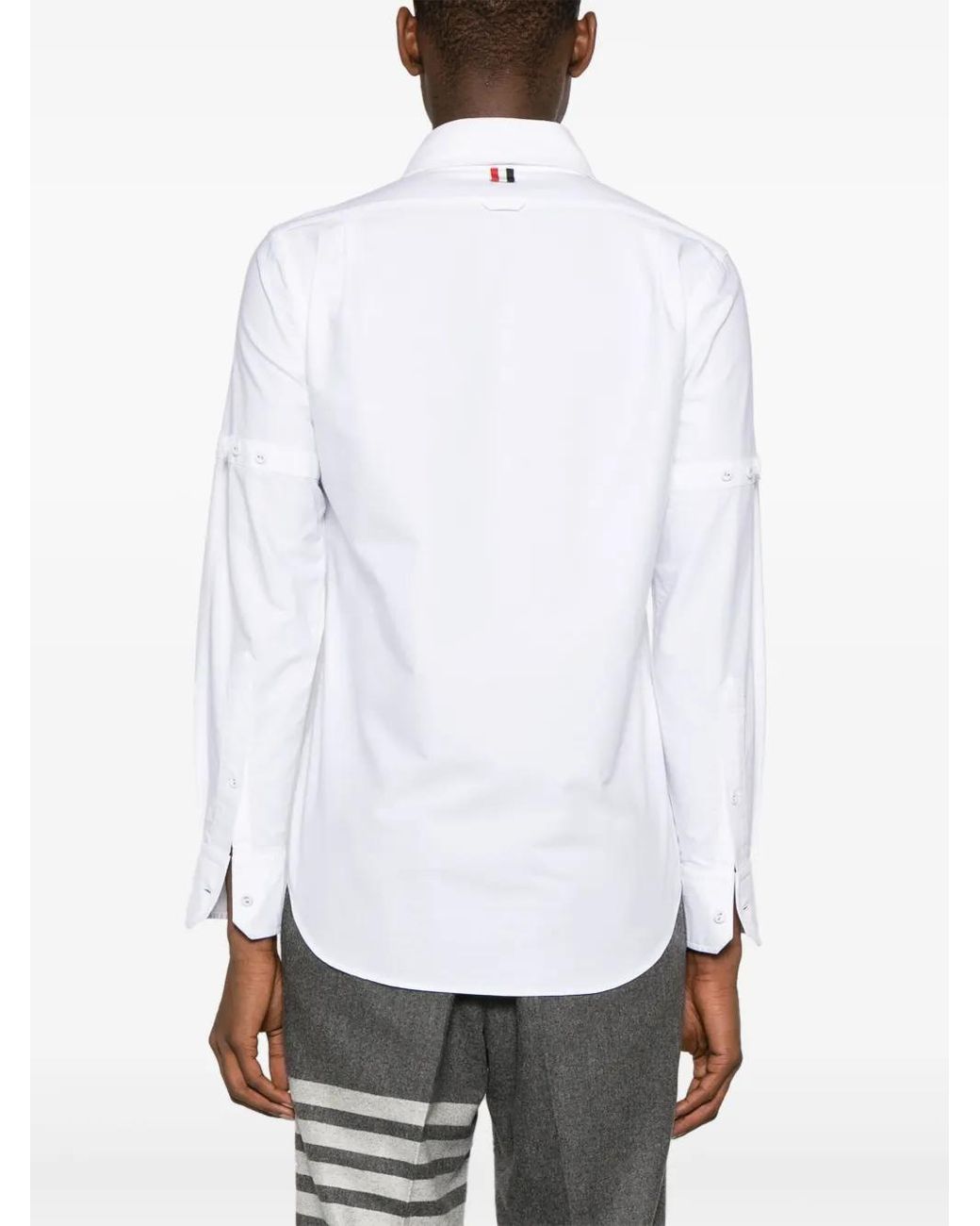 Thom Browne Hemd Mit Armbindendetail in White für Herren