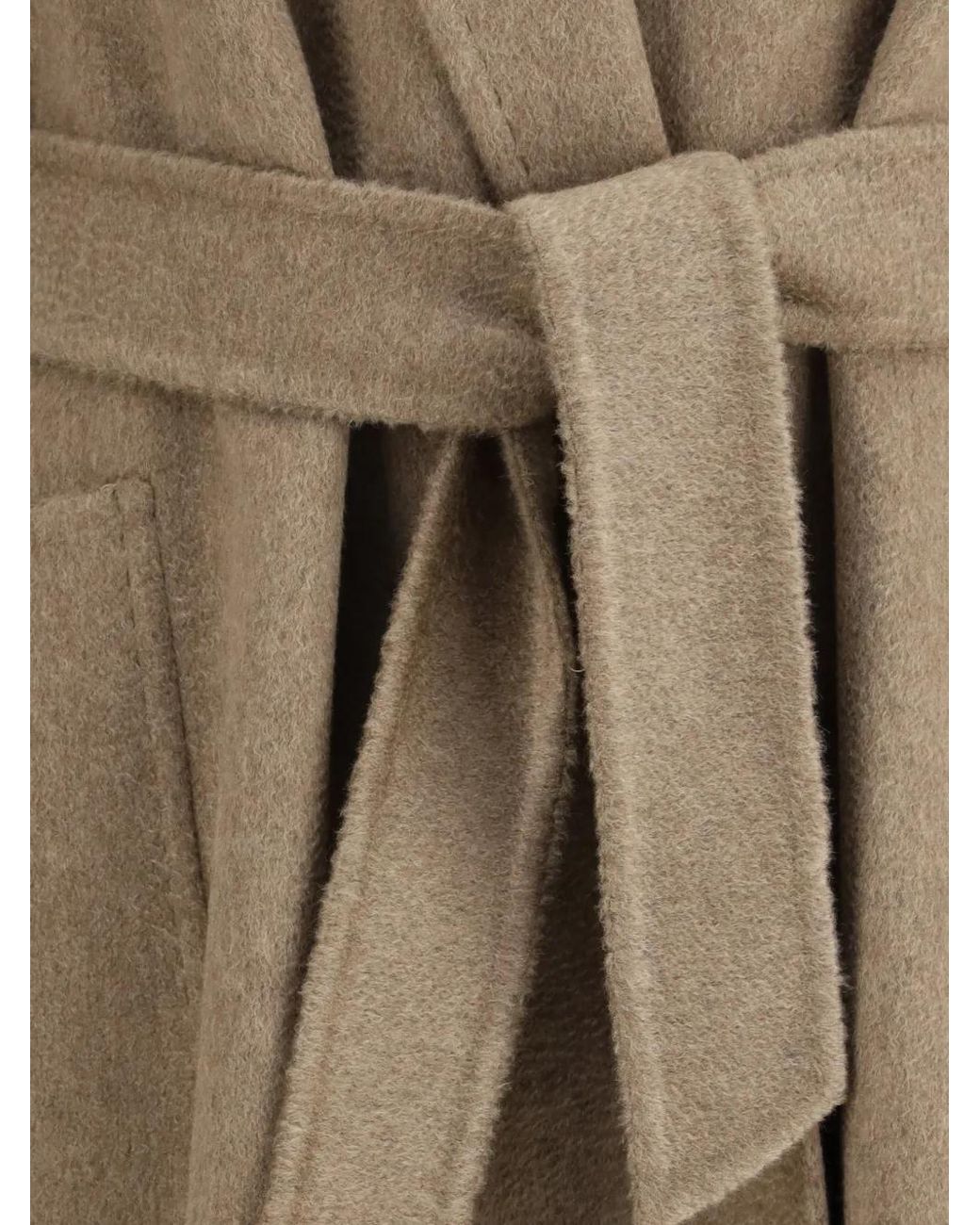 Max Mara Natural Ludmilla Belted Coat
