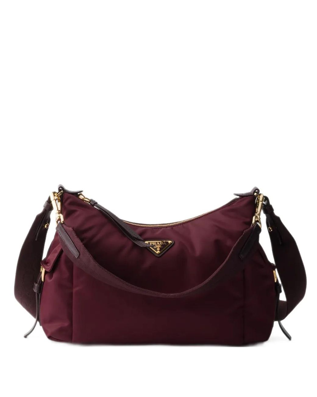 Prada Purple Große Explore Tasche Aus Re-Nylon