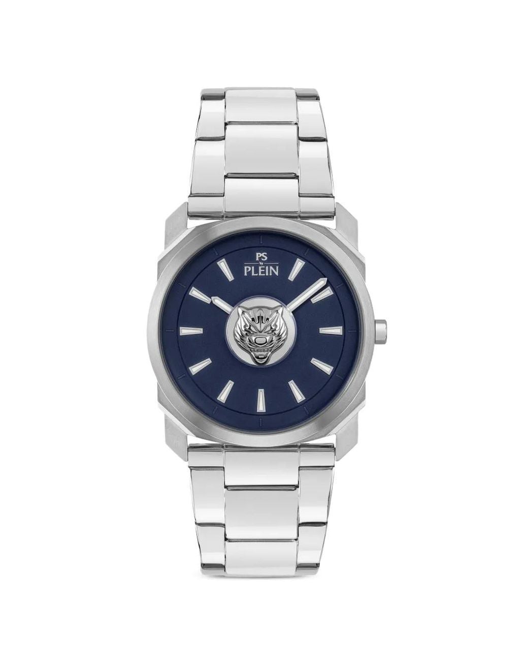Philipp Plein Blue Dynamite Tiger Head 40Mm Watch for men