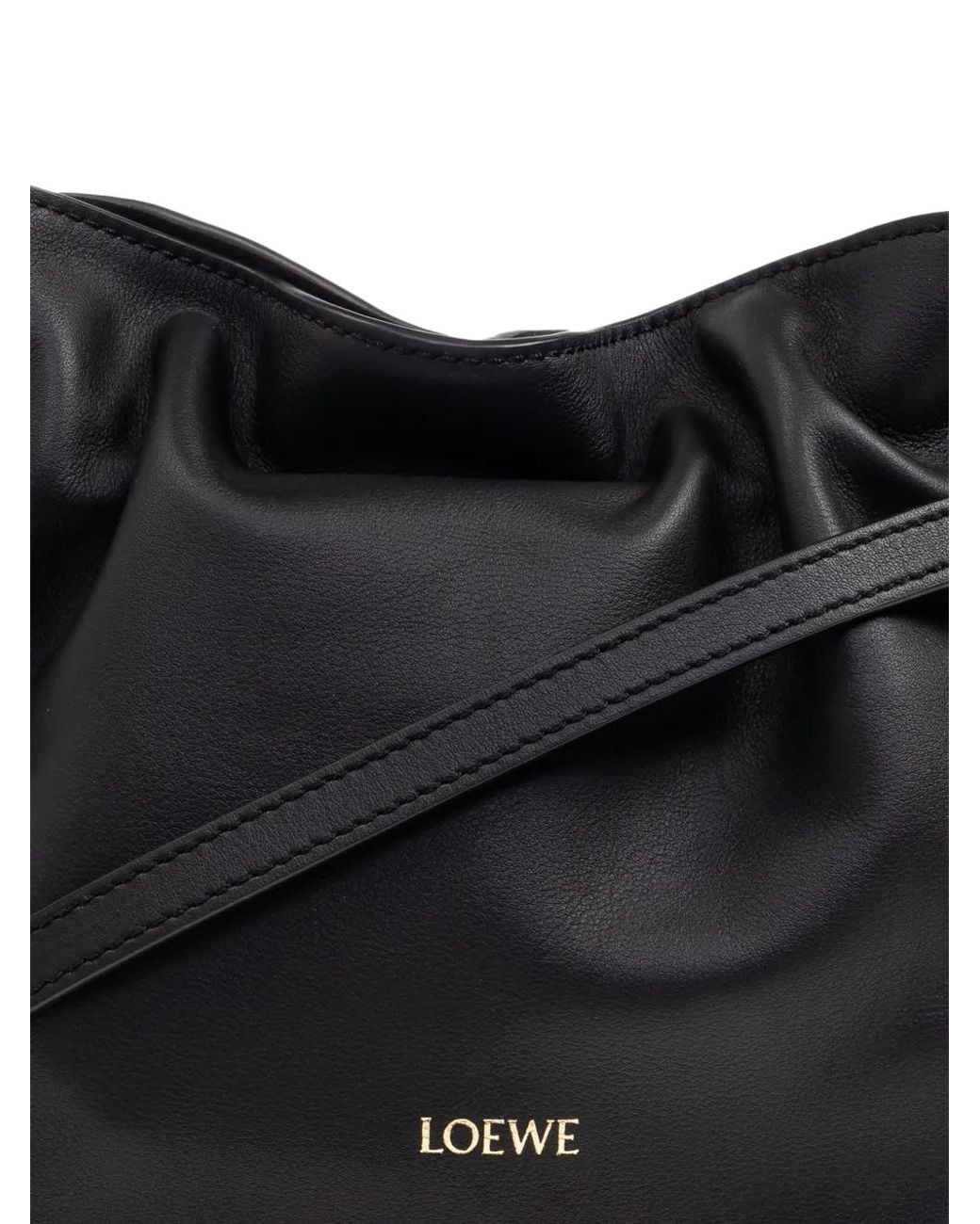 Loewe Black Flamenco Clutch Mini Bag