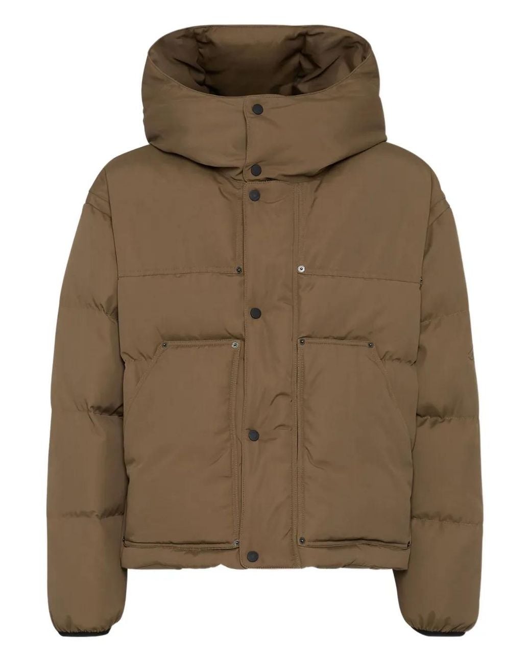 DSquared² Green Icon New Generation Utility Hooded Puffer Jacket for men