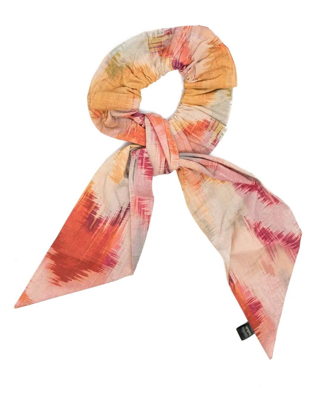 Ba&sh White Sarah Organic-Cotton Scarf Scrunchie