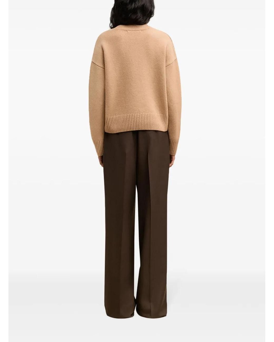 AMI Natural Ami De Coeur V-Neck Jumper