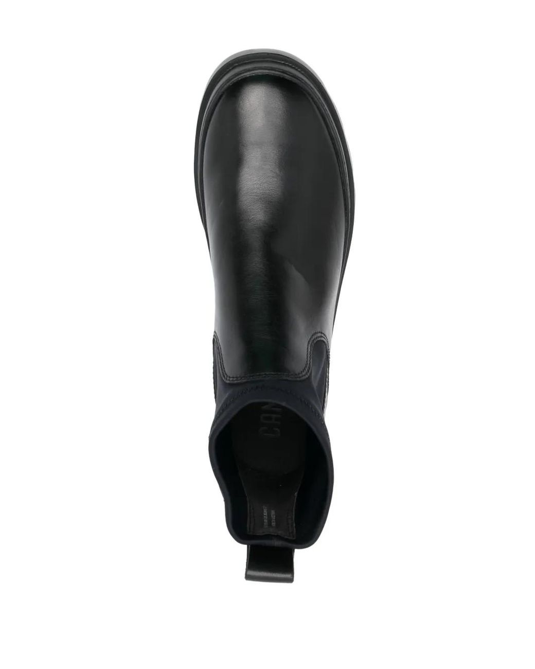 Camper Black Brutus Ankle-Length Leather Boots