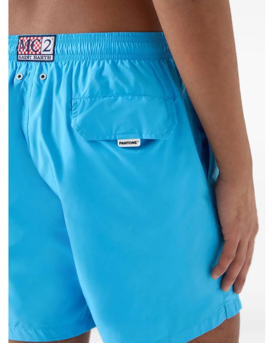 Mc2 Saint Barth Blue Lighting Pantone Swim Shorts Special Edition for men