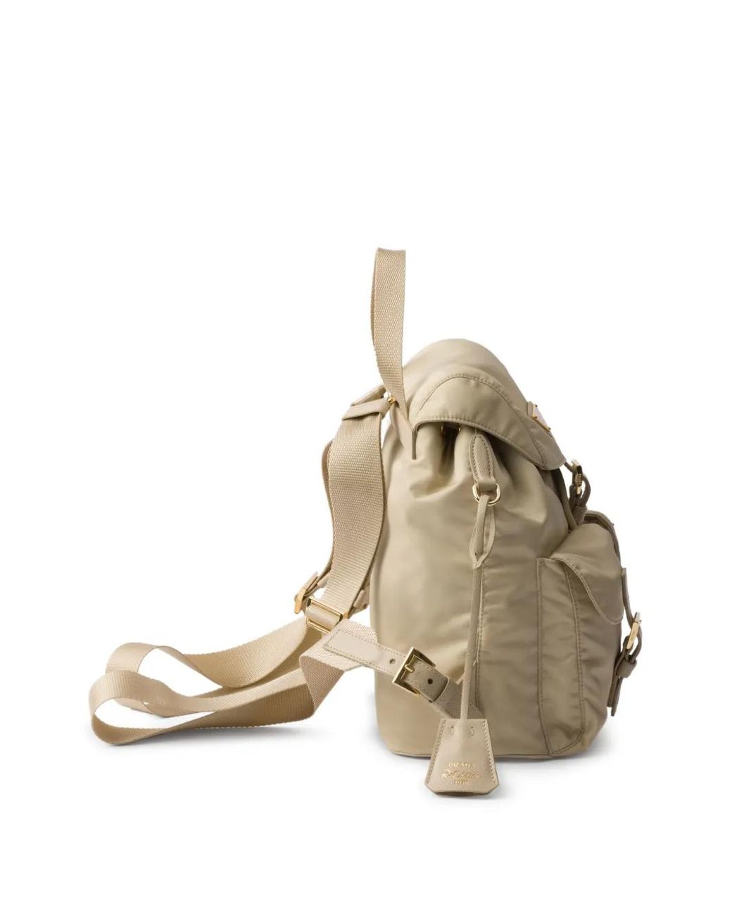 Prada Kleiner Re-Edition 1978 Rucksack in Natural für Herren