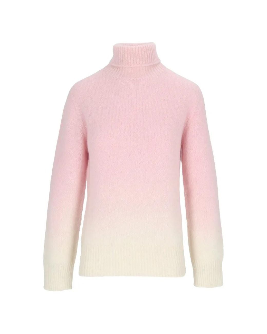 Kangra Pink Pull À Col Roulé Dégradé