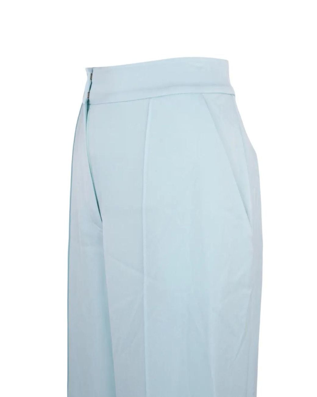 Jonathan Simkhai Blue Kira Wide-Leg Trousers