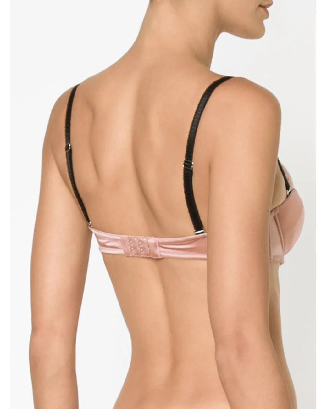 Fleur du Mal Pink Topstitch Convertible Bra