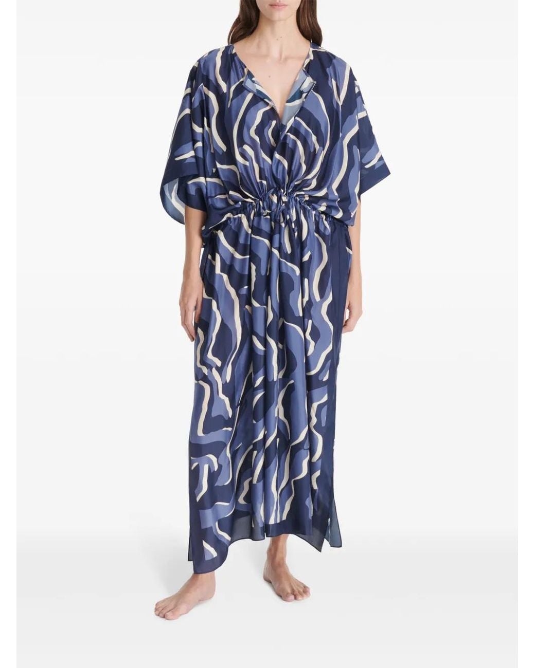 Eres Blue Archipel Maxi Dress