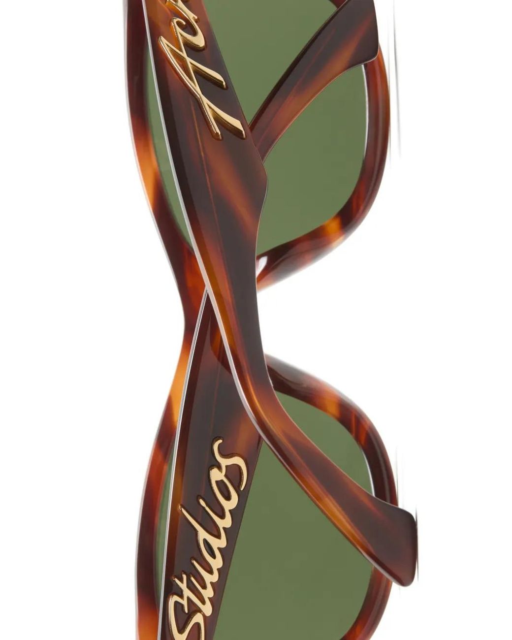 Acne Green Square-Frame Sunglasses