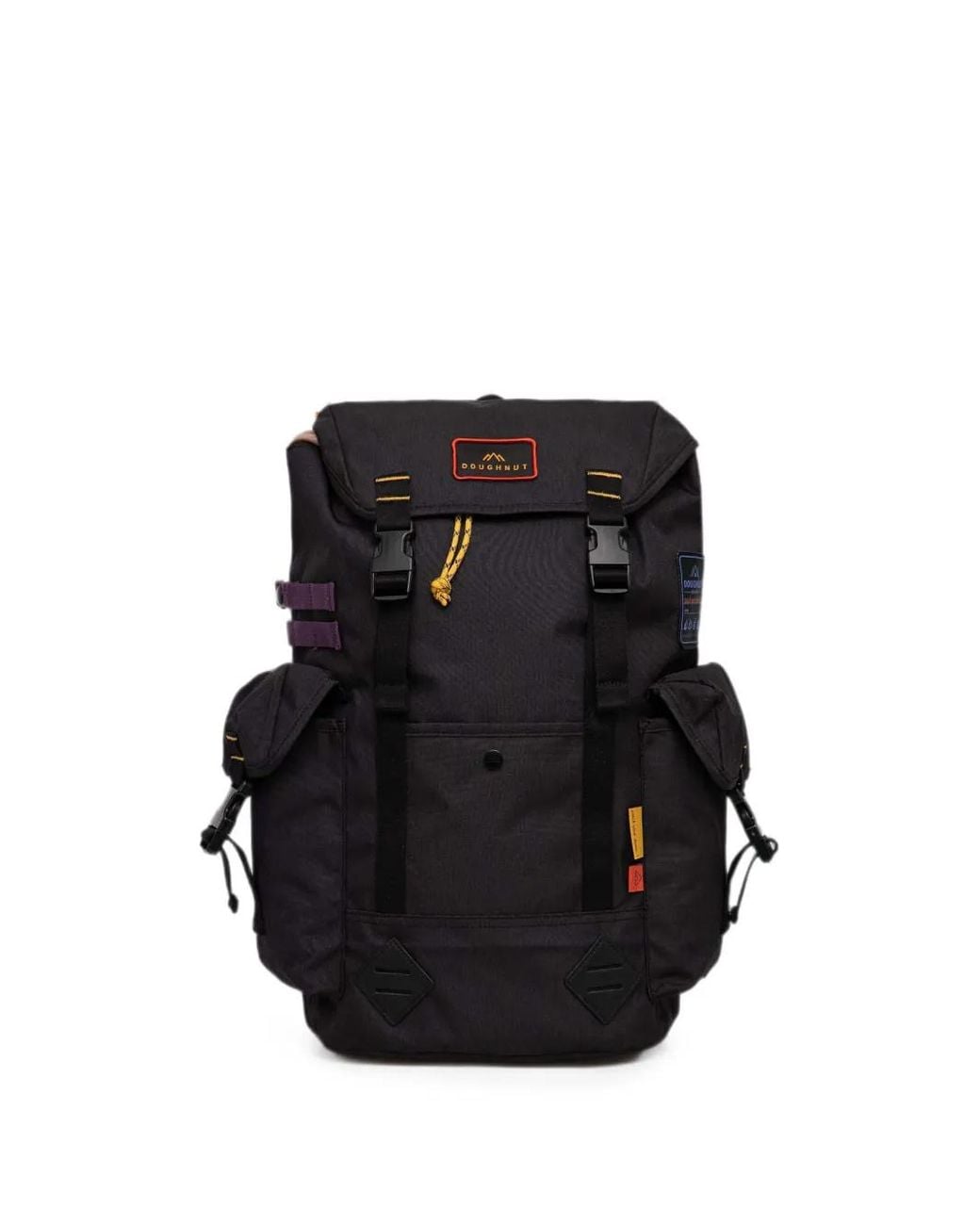 Doughnut Black Grounder Happy Camper Backpack