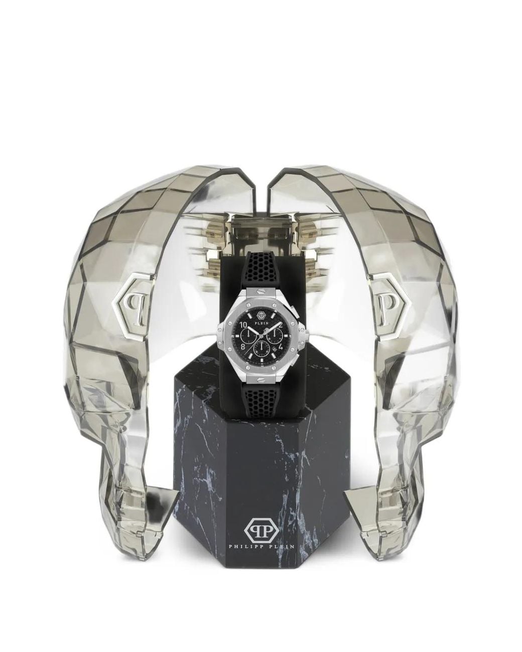 Philipp Plein Black Chrono Royal 46Mm Watch for men