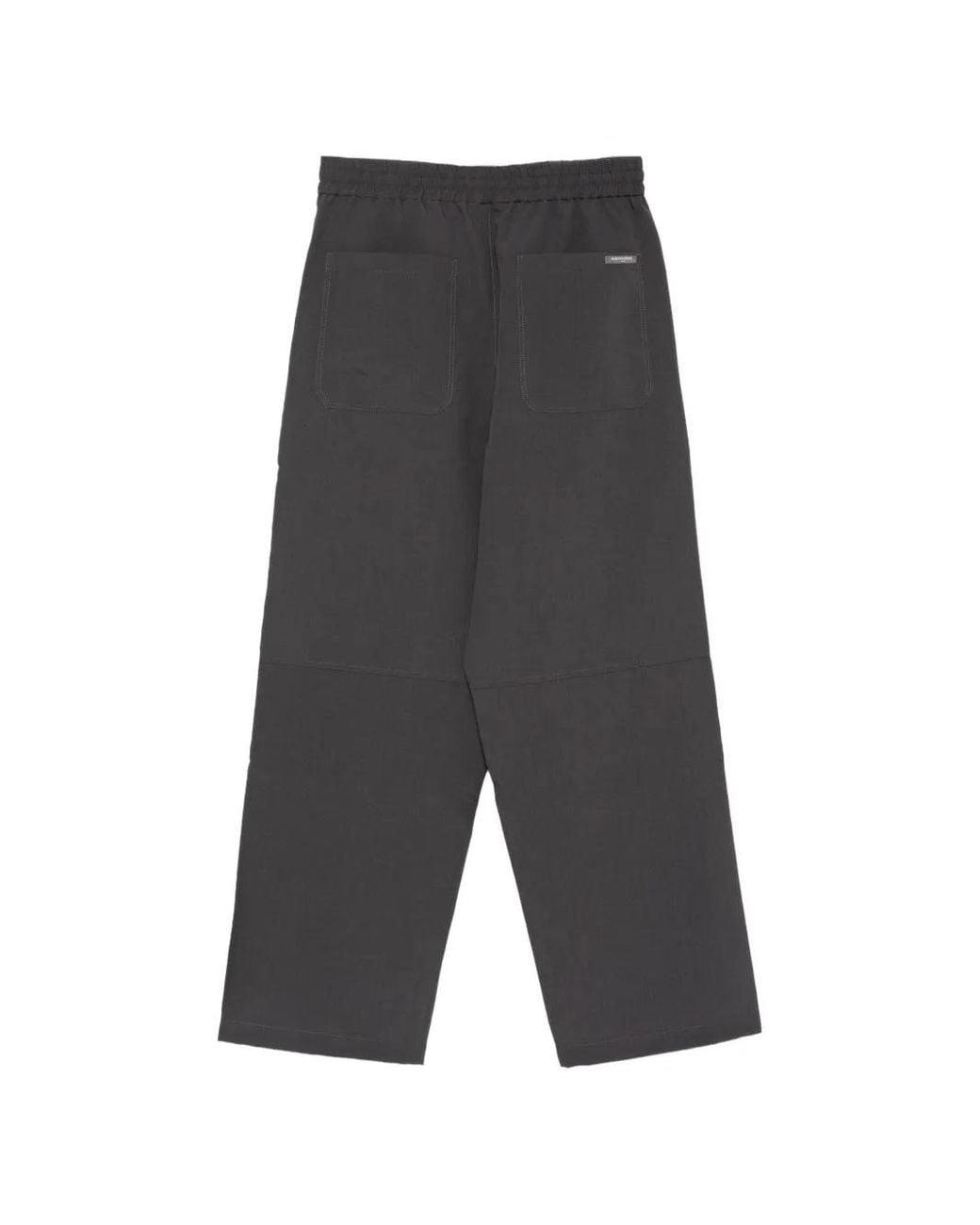 Maison Kitsuné Gray Elasticated Cargo Trousers for men