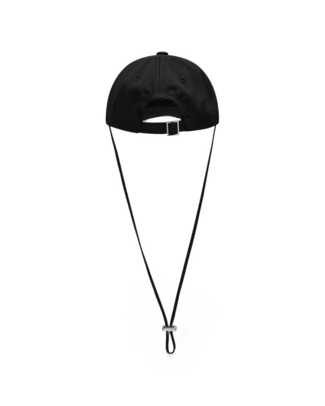Jacquemus Black Artichaut Fringed Cap for men