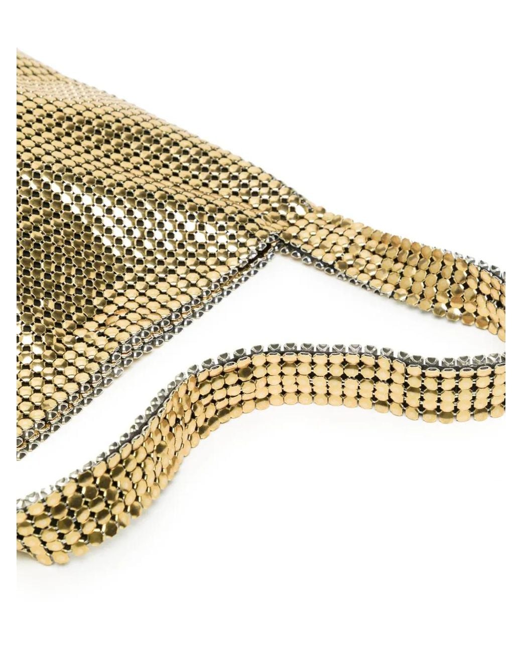 Rabanne Pixel Metallic-Finish Shoulder Bag