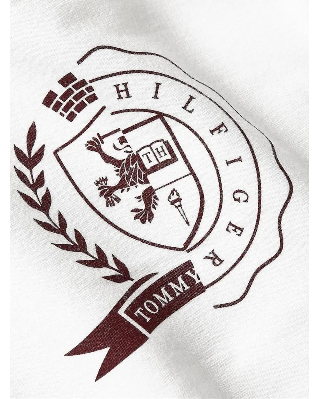 Tommy Hilfiger White Logo Pocket Polo Shirt