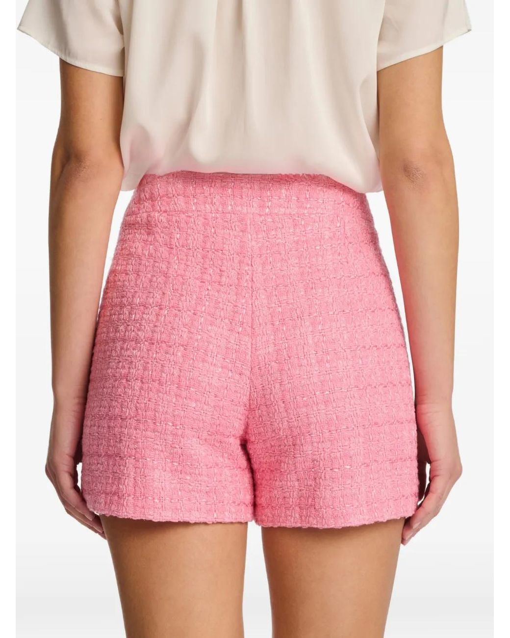 WEILL PARIS Pink Tweed Shorts