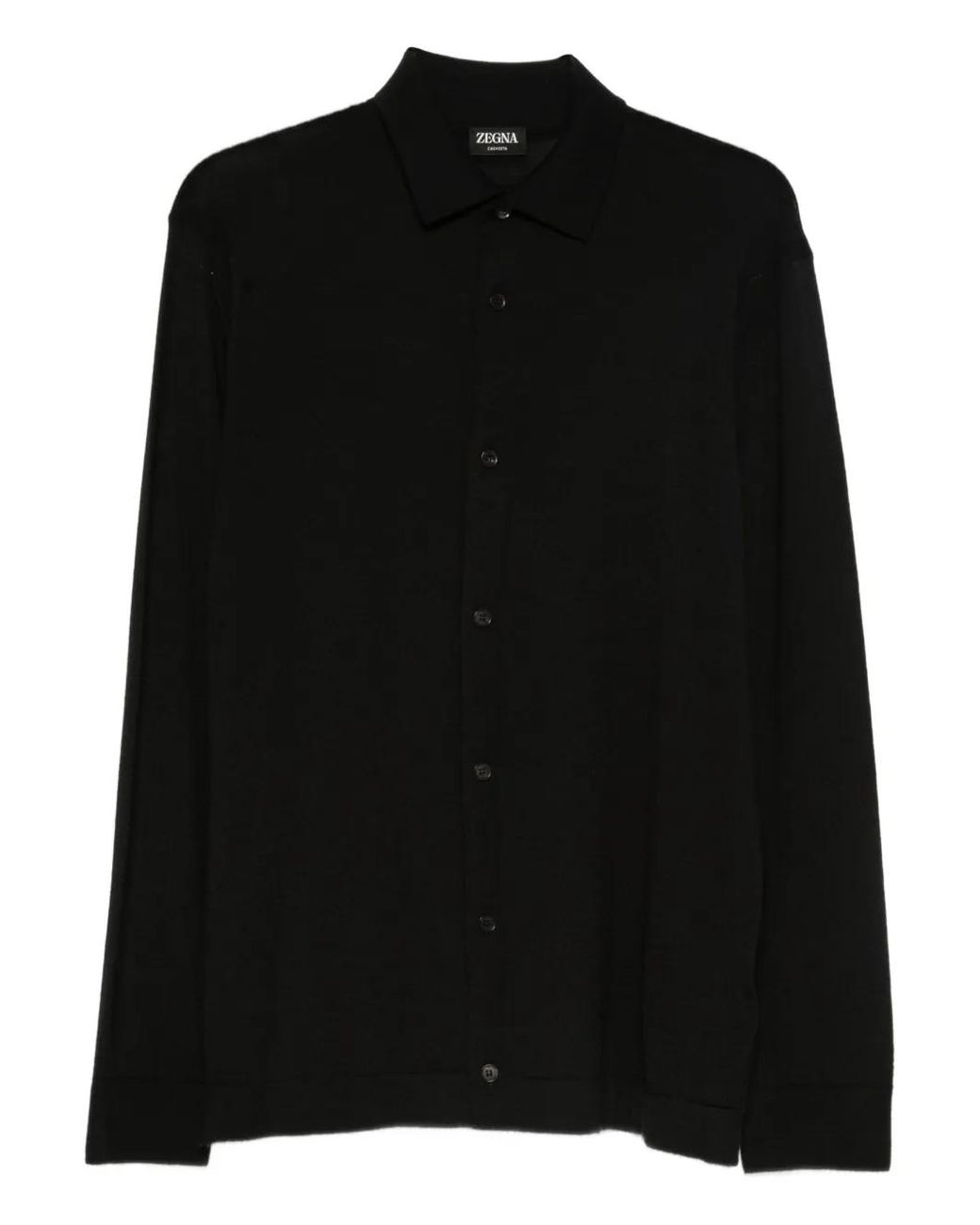 Zegna Black Cashmere Sweater for men
