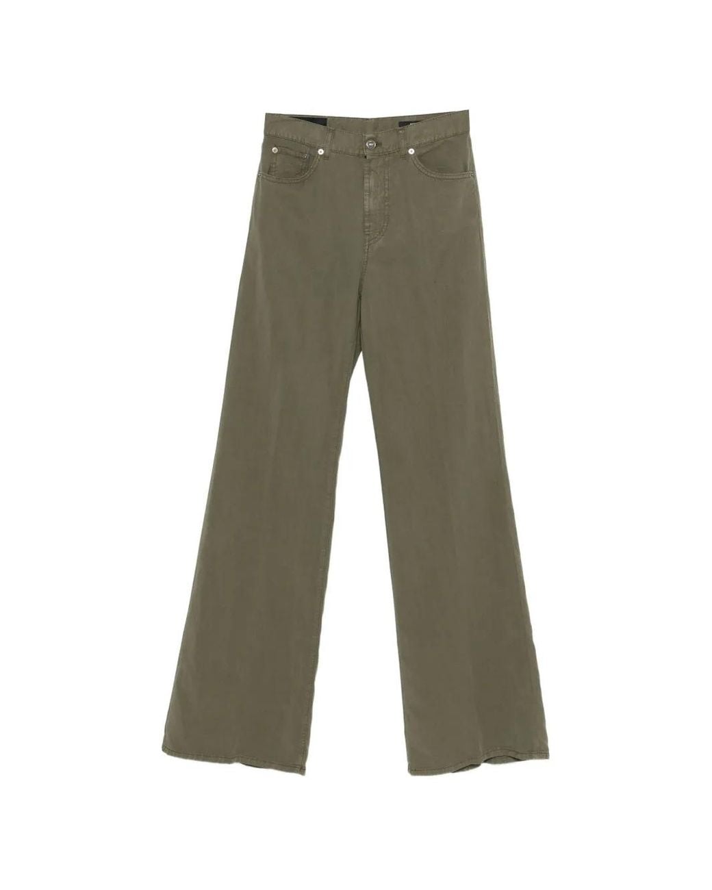 Dondup Amber Jeans Met Vijf Zakken in het Green
