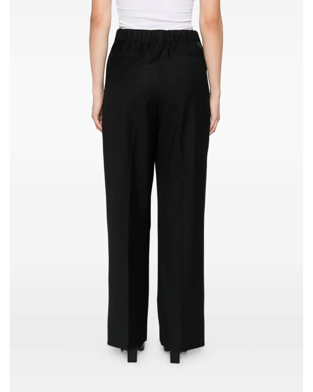 Moncler Black Drawstring Trousers