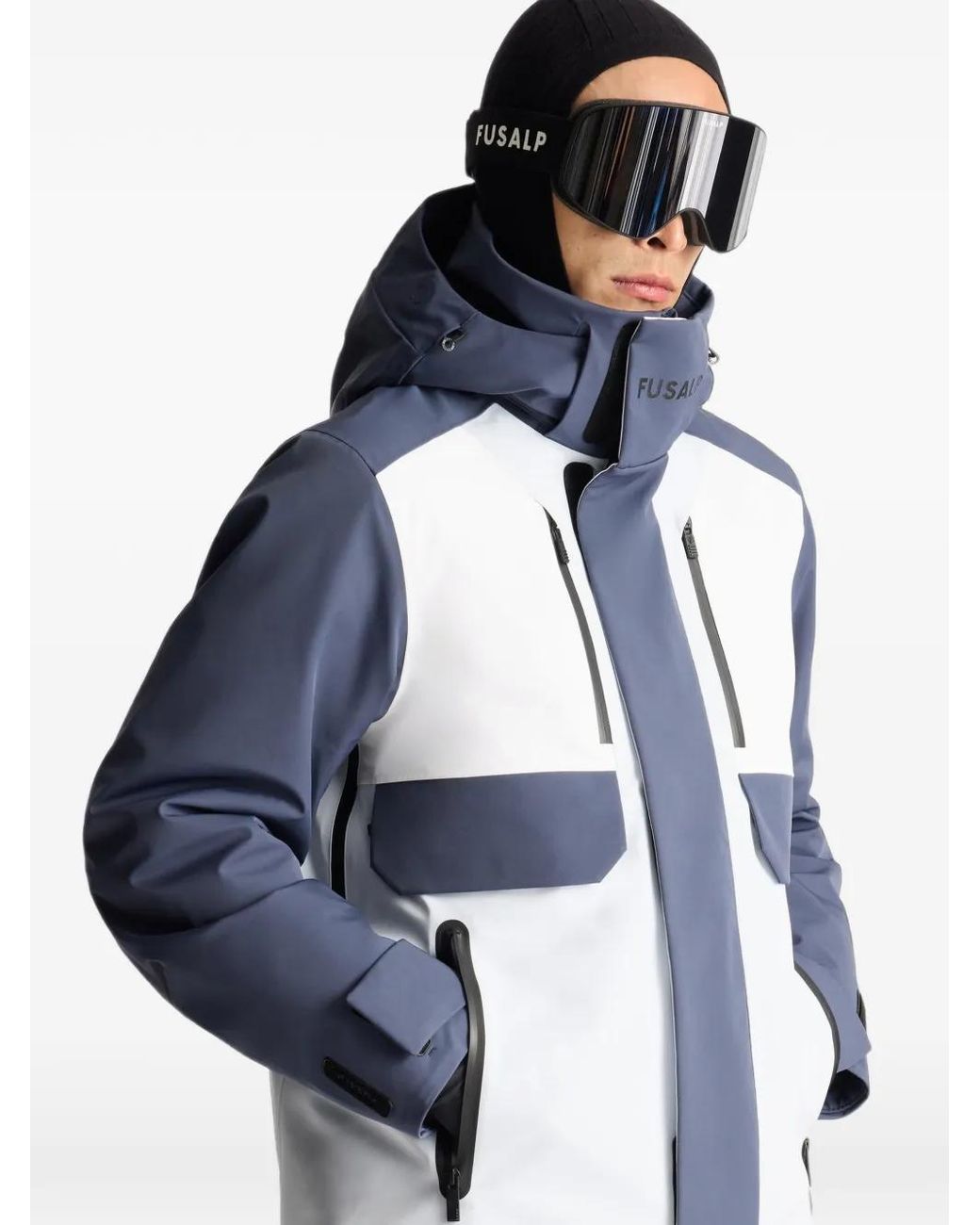 Fusalp Blue John Colour-Block Ski Jacket for men