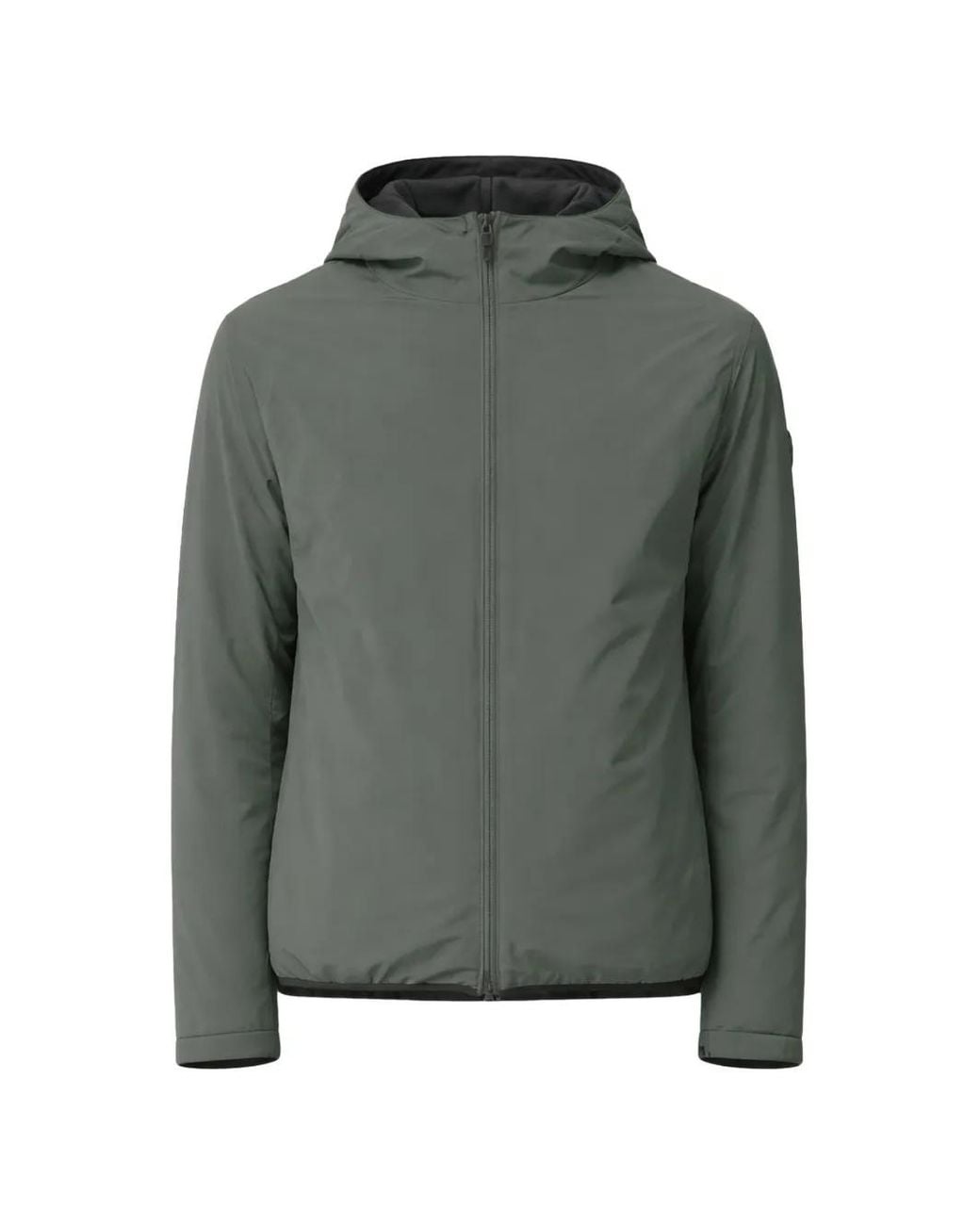 Colmar Green Logo-Patch Hooded Jacket for men