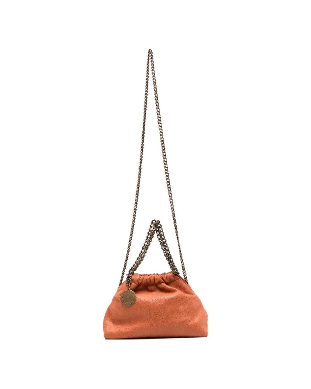 Stella McCartney Orange Mini Falabella Tote Bag